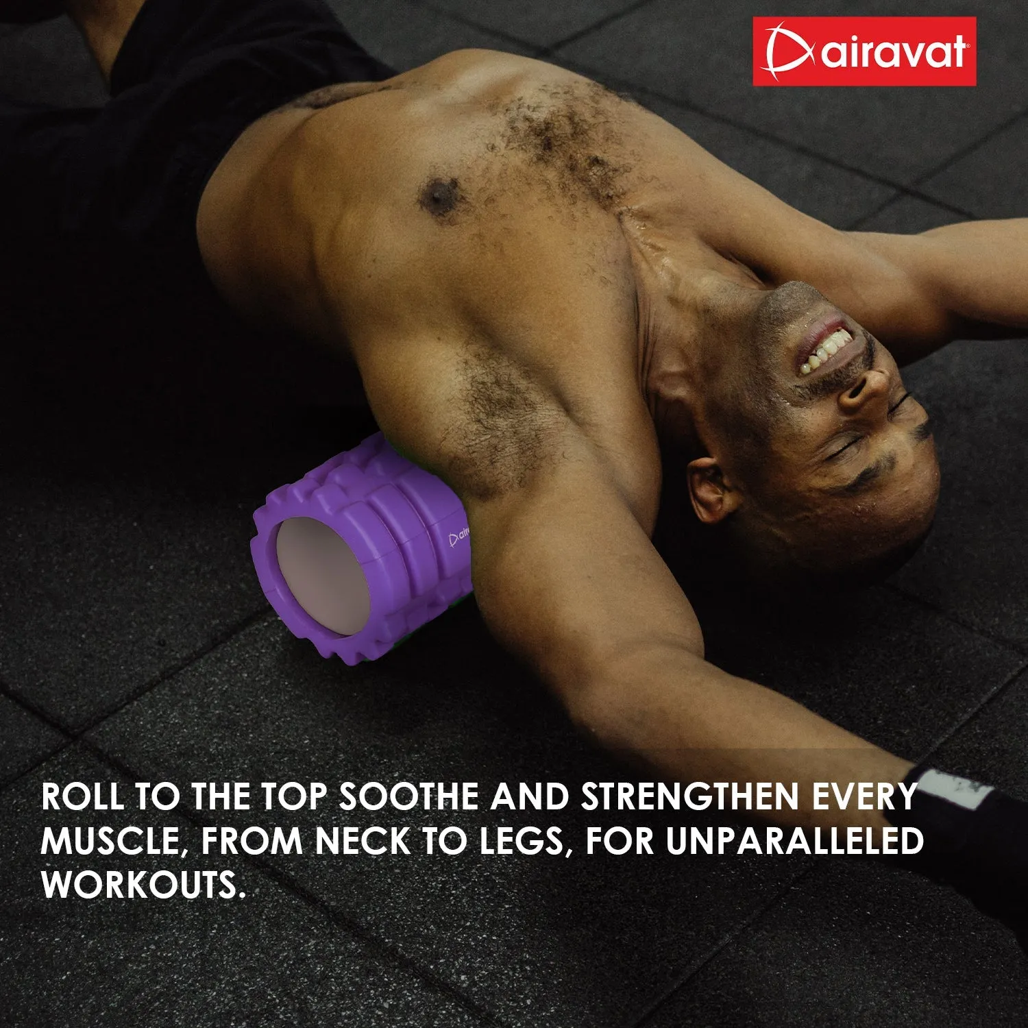 AIRAVAT FOAM ROLLER HOLLOW 33CM